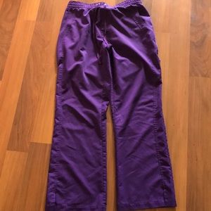 Purple scrub pants
